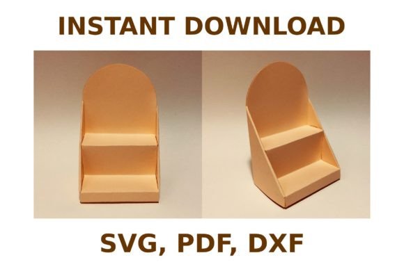 3D SVG Display Stand Template for Handmade Projects