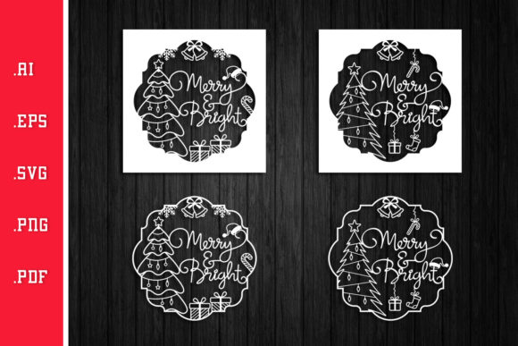 Christmas Cards Paper Cut SVG: A Festive Graphic Design Asset for Crafters