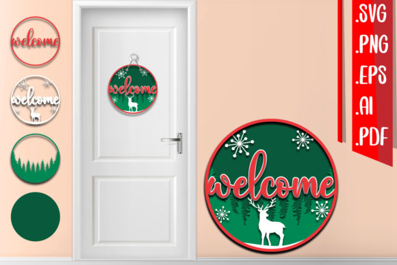 Christmas Layered Door Sign SVG: A Designer’s Practical Review