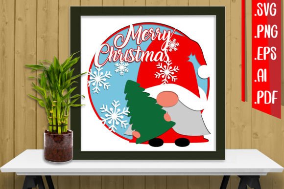 Christmas Layered Papercut 11 - A Refined Holiday Embroidery Design