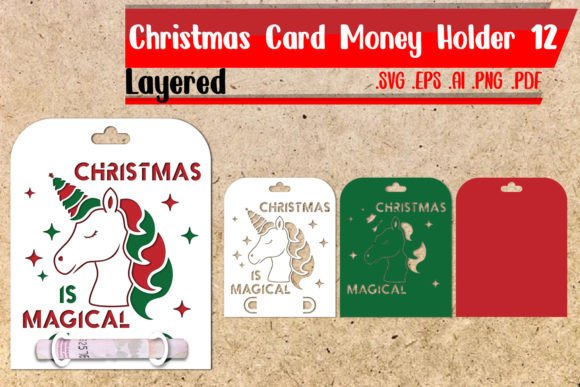 Christmas Unicorn Money Holder 3D SVG Review for Real Craft Projects