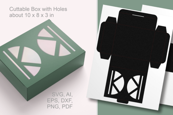 Curved Geometry Rectangular Display Box
