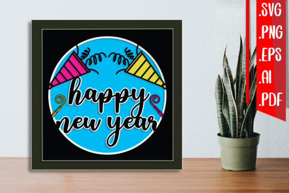 Layered New Year Papercut 5 SVG Review for Real Projects