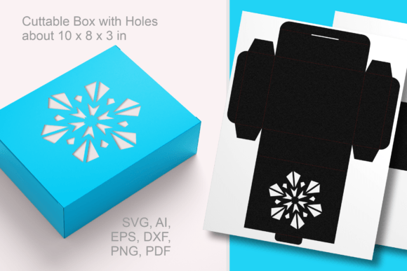 Snowflake Star Cutout Rectangular Box: A Designer’s Perspective