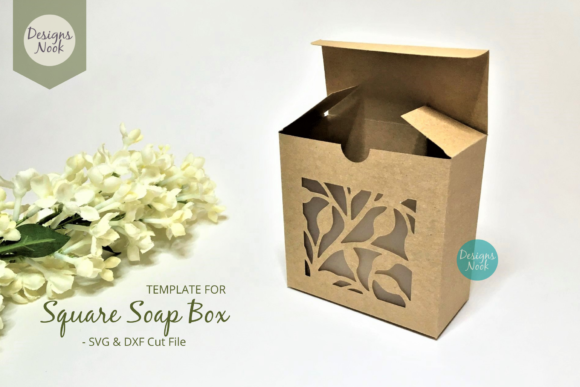 Soap Box Template with Window Cover: A 3D SVG Shape for Strong Branding